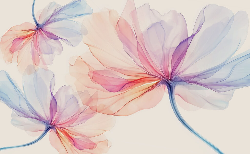 Curcubeu de flori — design complet