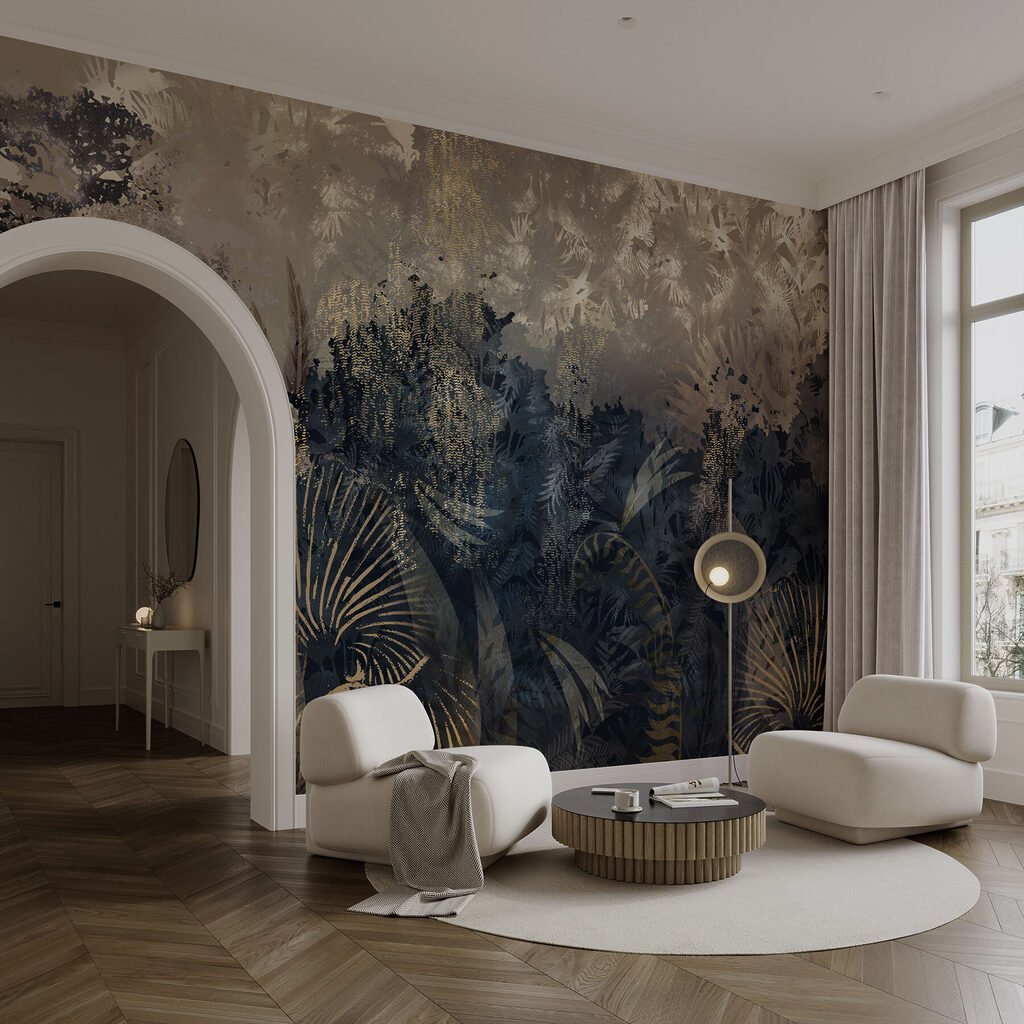 Frunze întunecate lângă copaci — interior 4