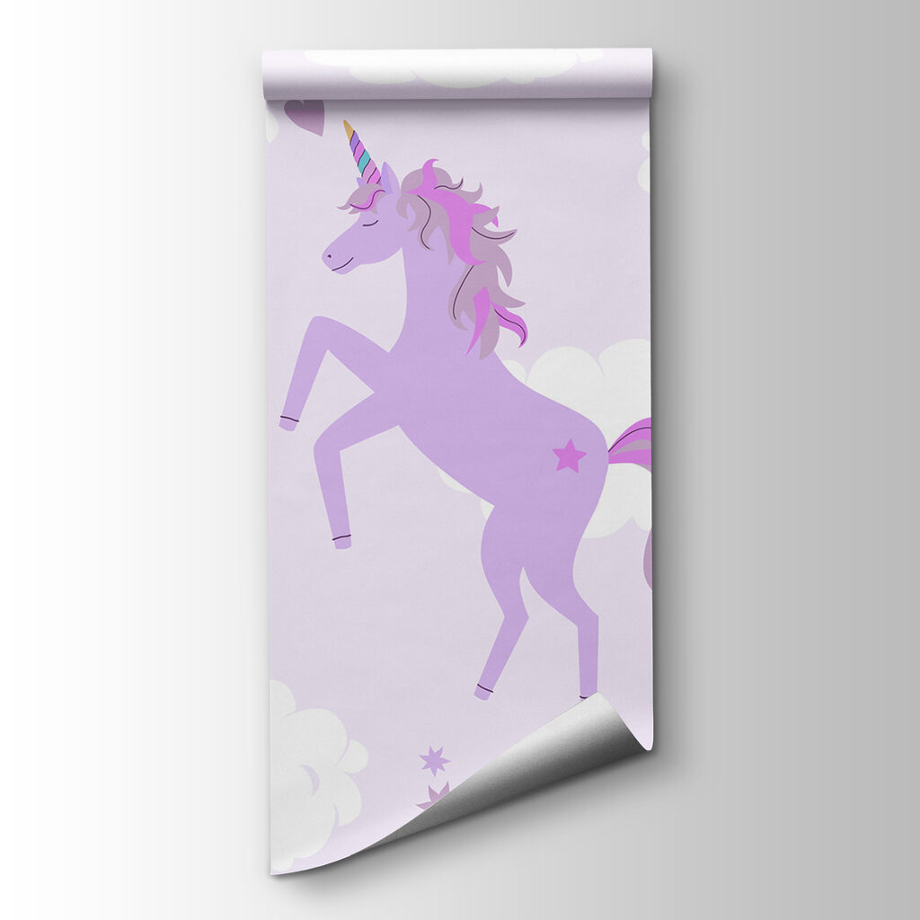 Unicorn între curcubee — vizualizare produs