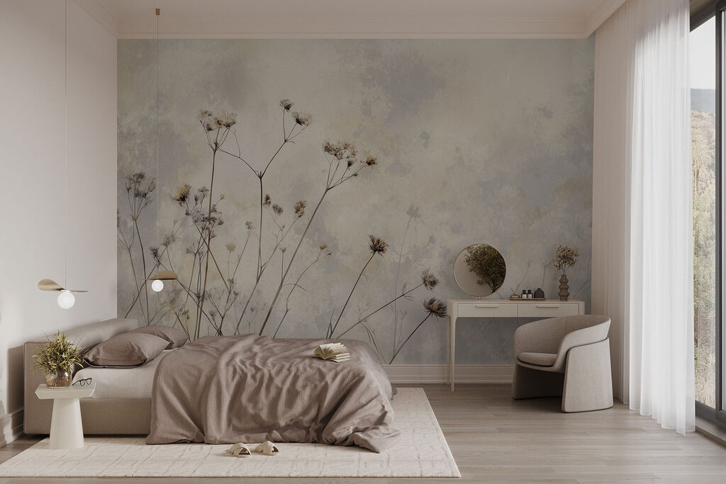 Tulpini fine pe vopsea — interior 4