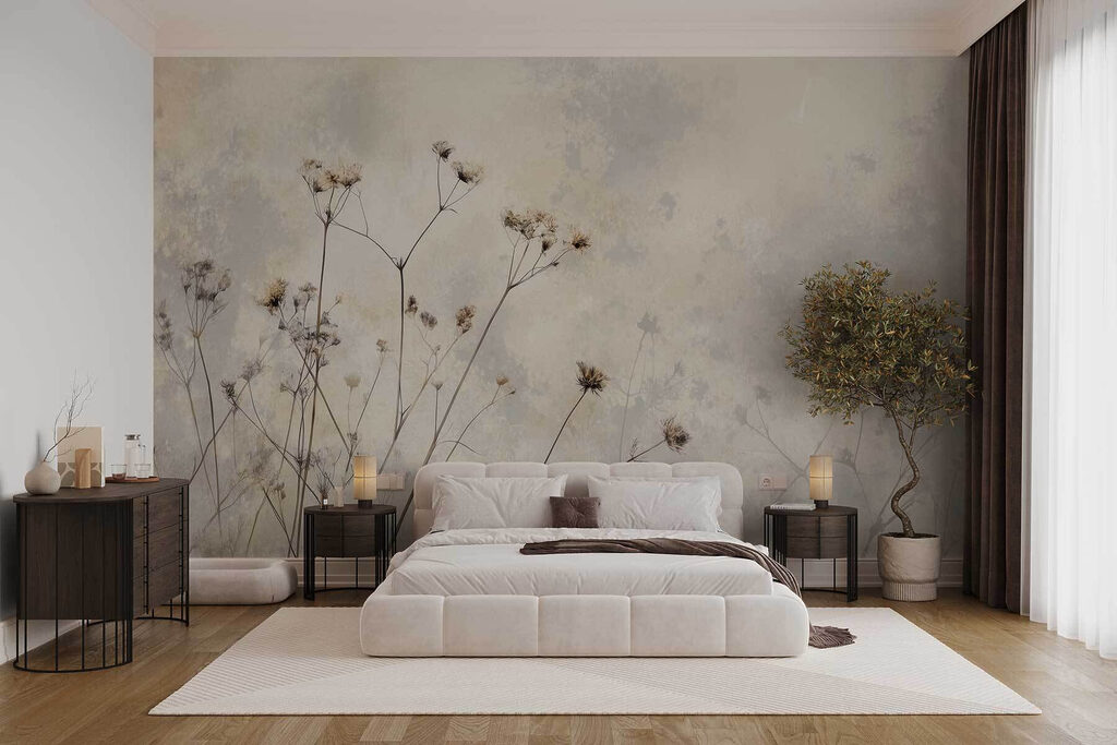 Tulpini fine pe vopsea — interior 2