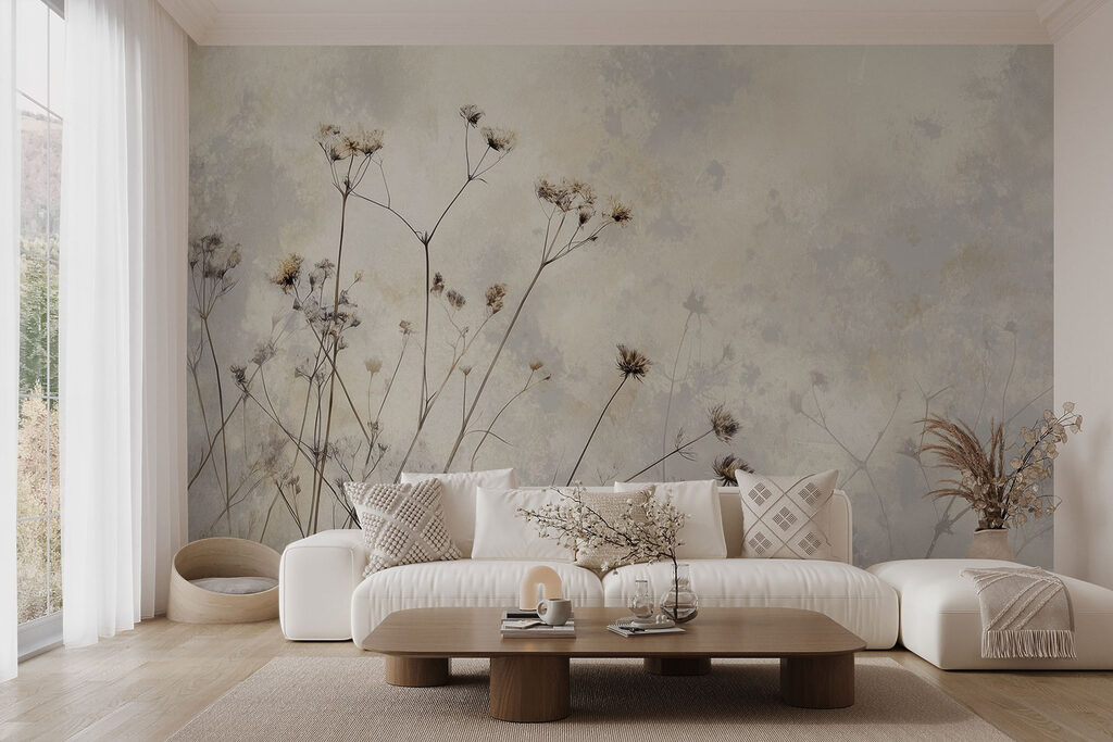 Tulpini fine pe vopsea — interior 3