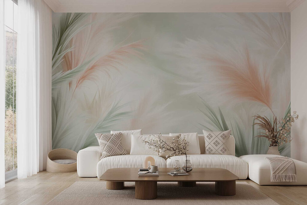 Plume în tonuri pastelate — interior 3
