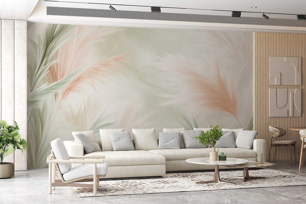 Plume în tonuri pastelate — interior 4