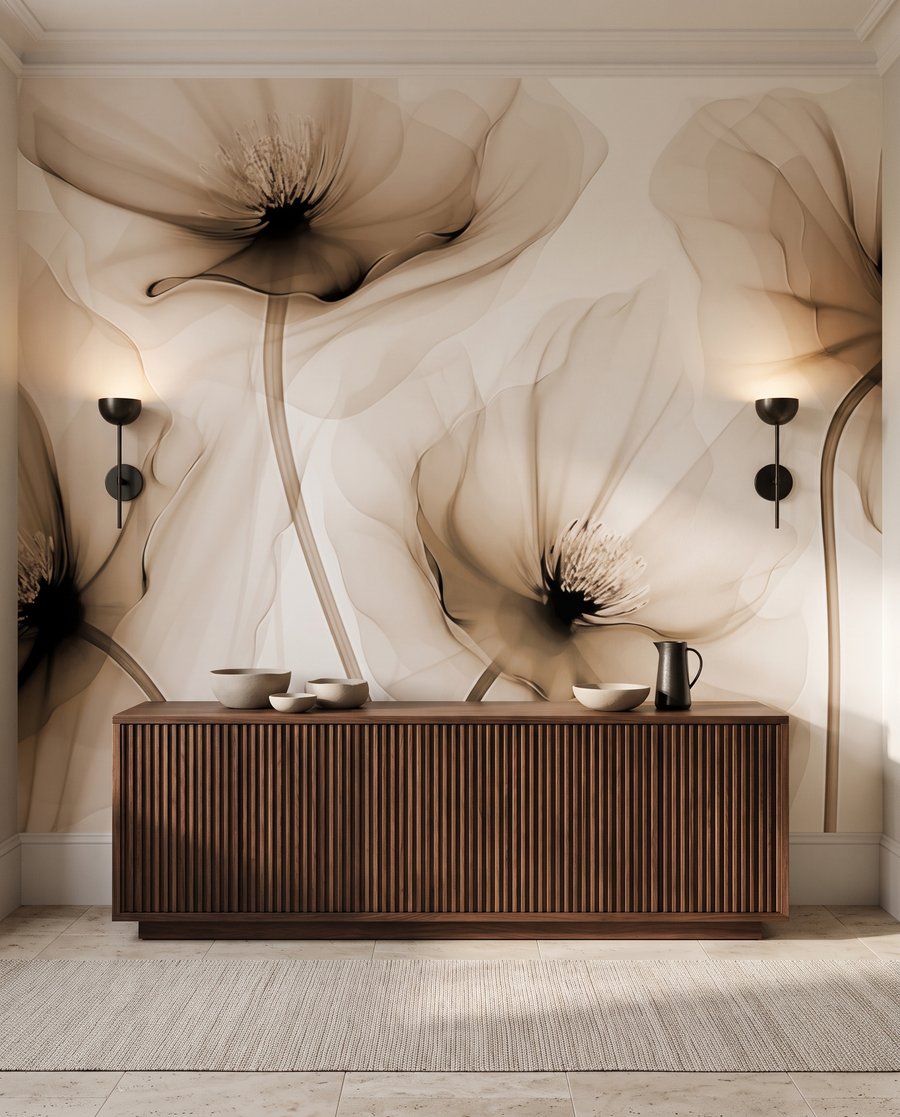 Flori albastre, miez închis — interior 6