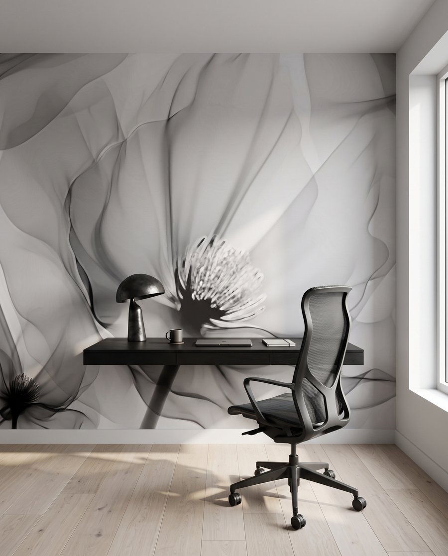 Flori albastre, miez închis — interior 9