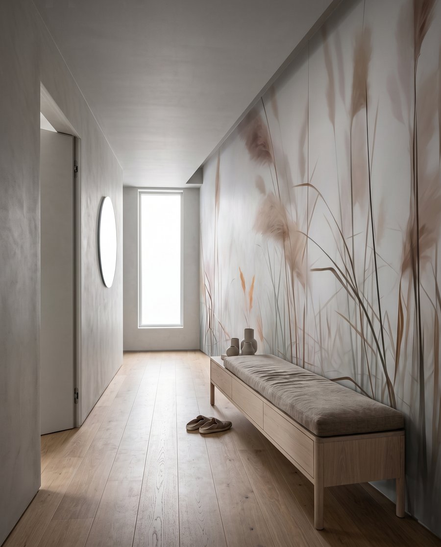Iarbă brună în ceață — interior 7