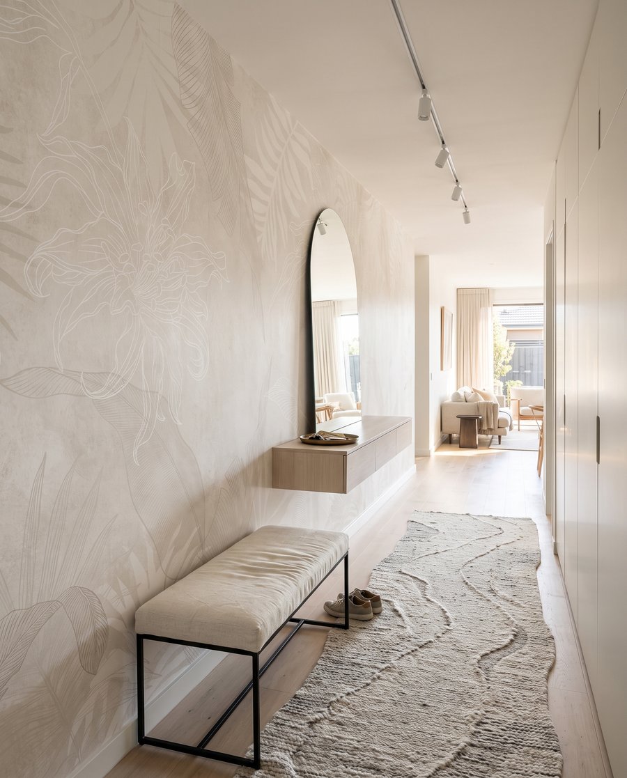 Frunze tropicale estompate — interior 6