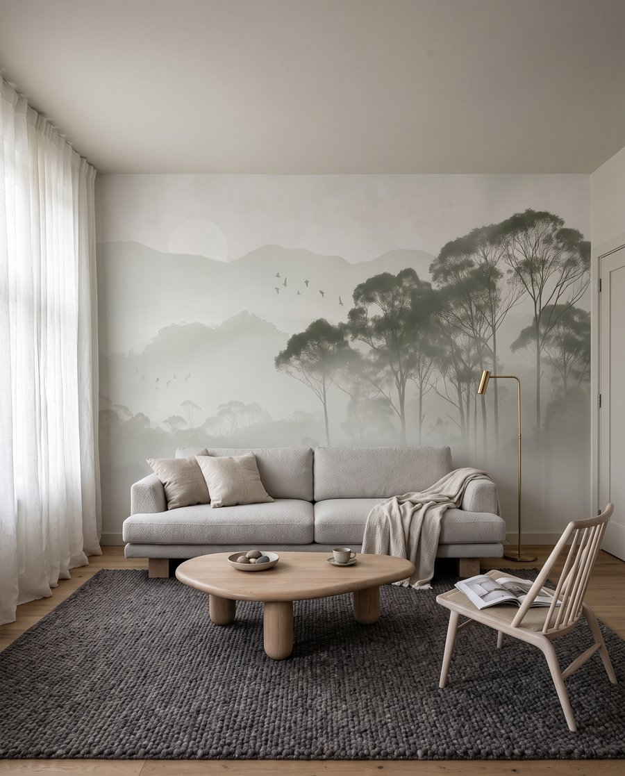 Copaci deasupra ceții — interior 2