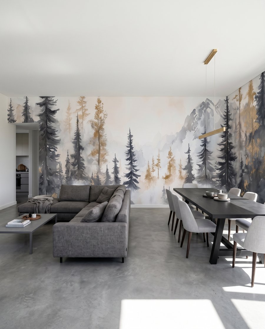 Lac liniștit în ceață — interior 8