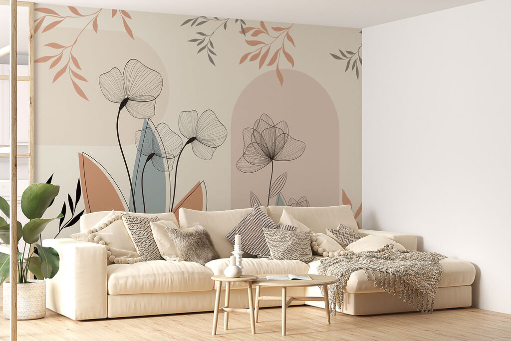 Flori în arcuri delicate — interior 1
