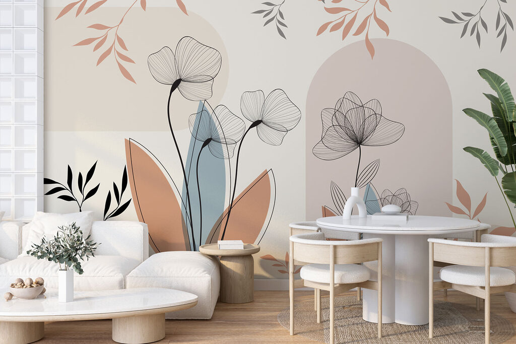 Flori în arcuri delicate — interior 3
