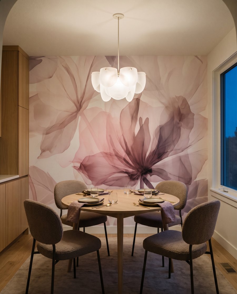 Flori în voal mov — interior 7