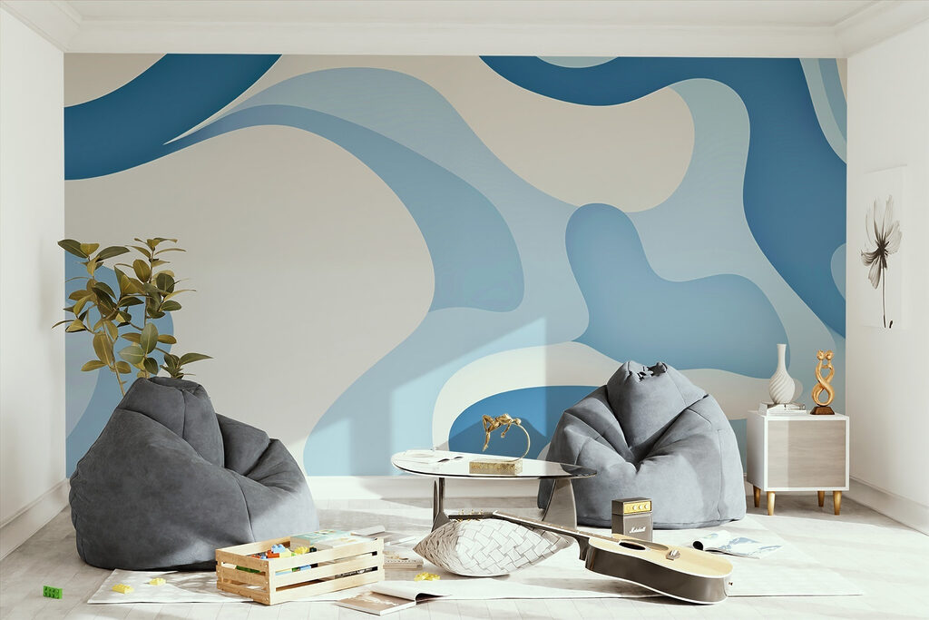 Benzi albastre — interior 1