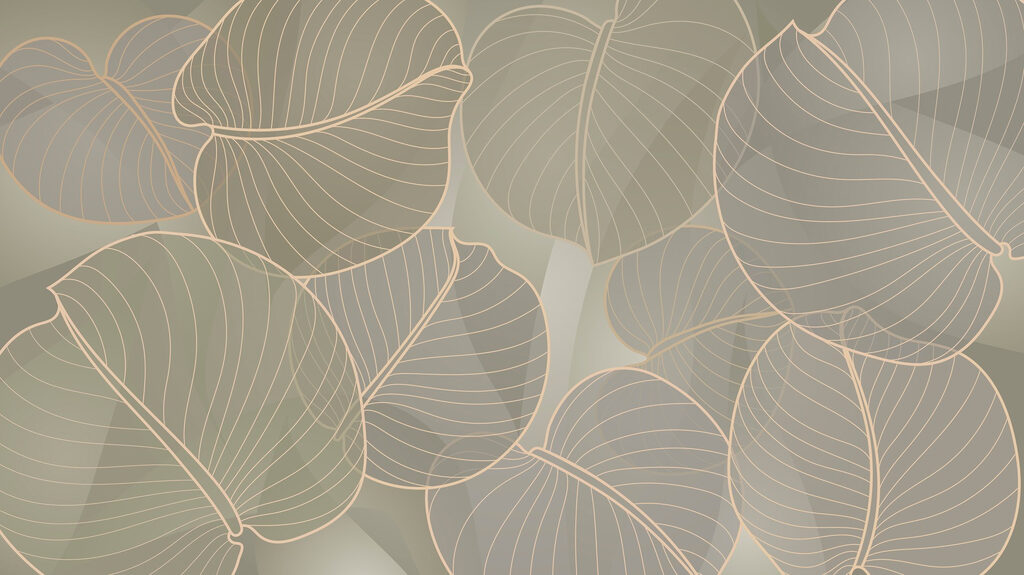 Frunze cu nervuri — design complet