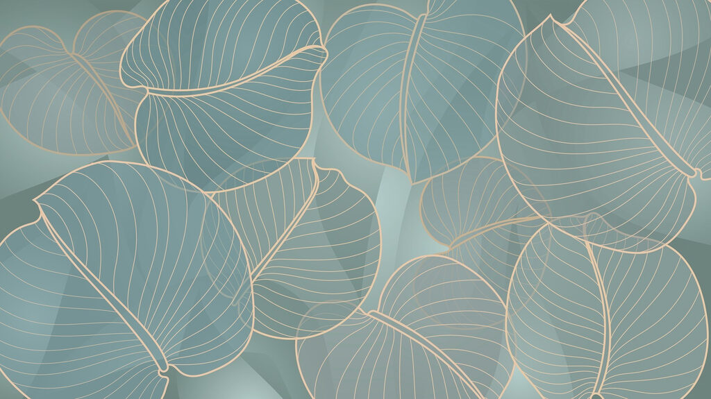 Frunze cu nervuri — design complet