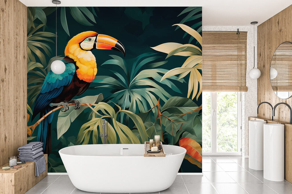 Tucan printre frunze — interior 2
