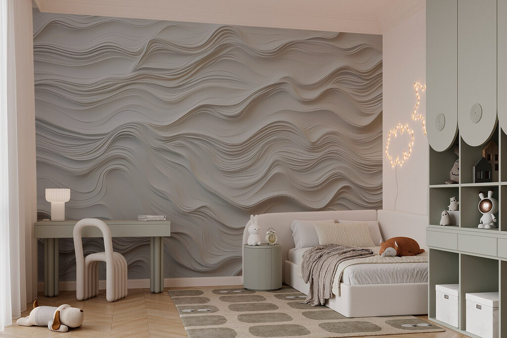 Valuri din linii albe — interior 2