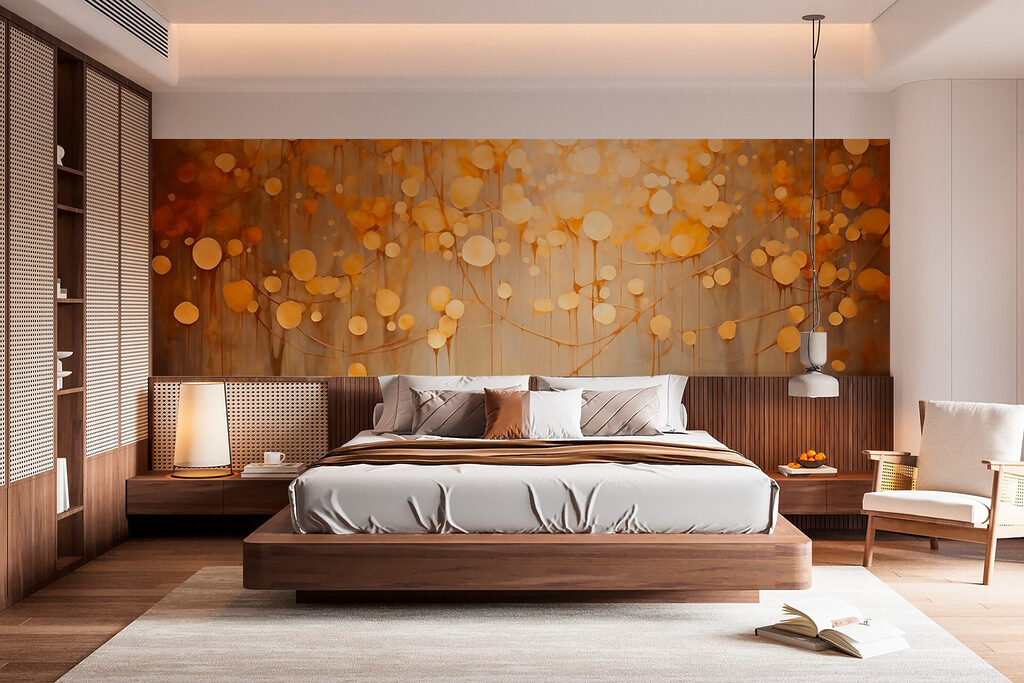 Globuri aurii printre copaci — interior 1