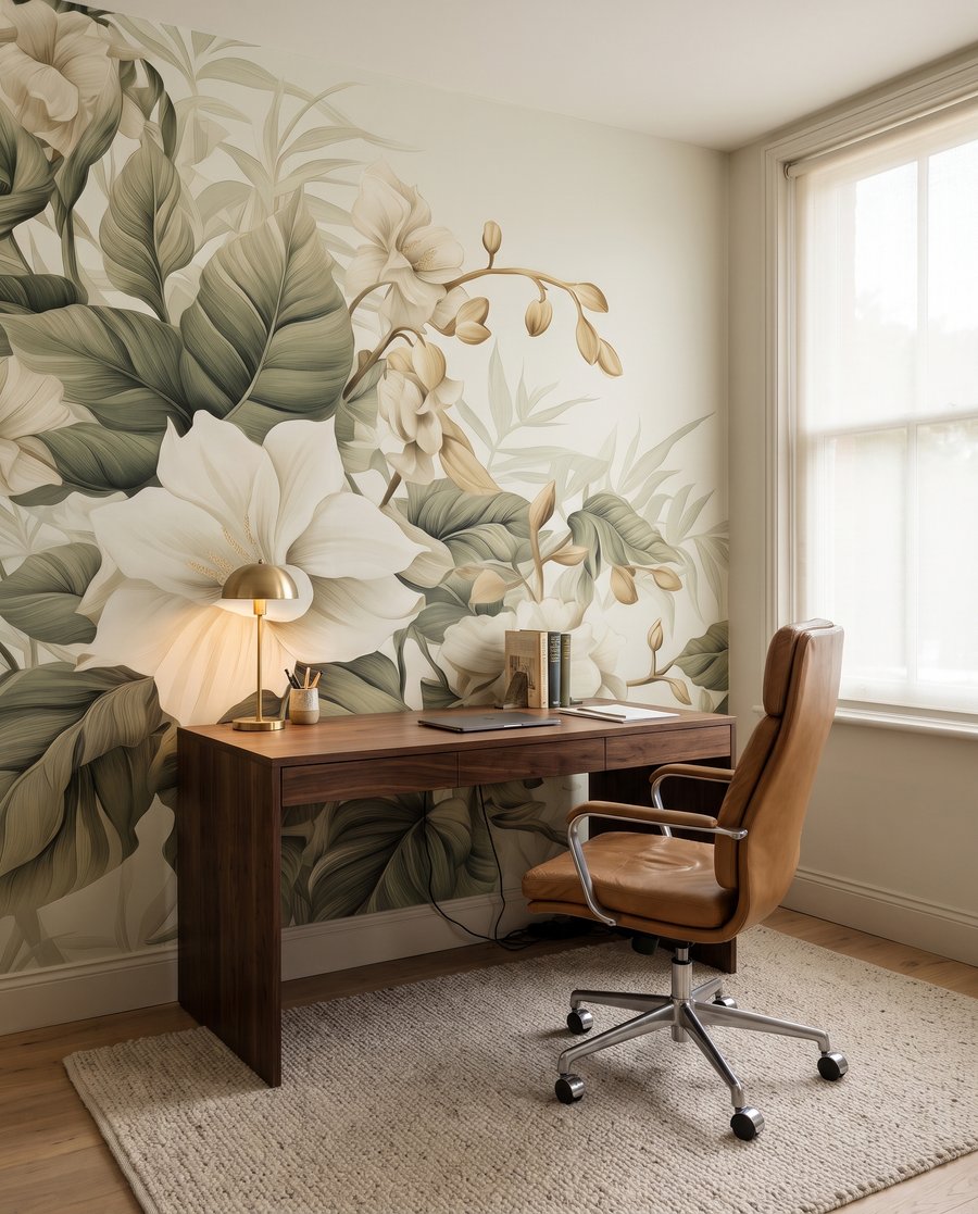 Colibri printre flori albe — interior 8