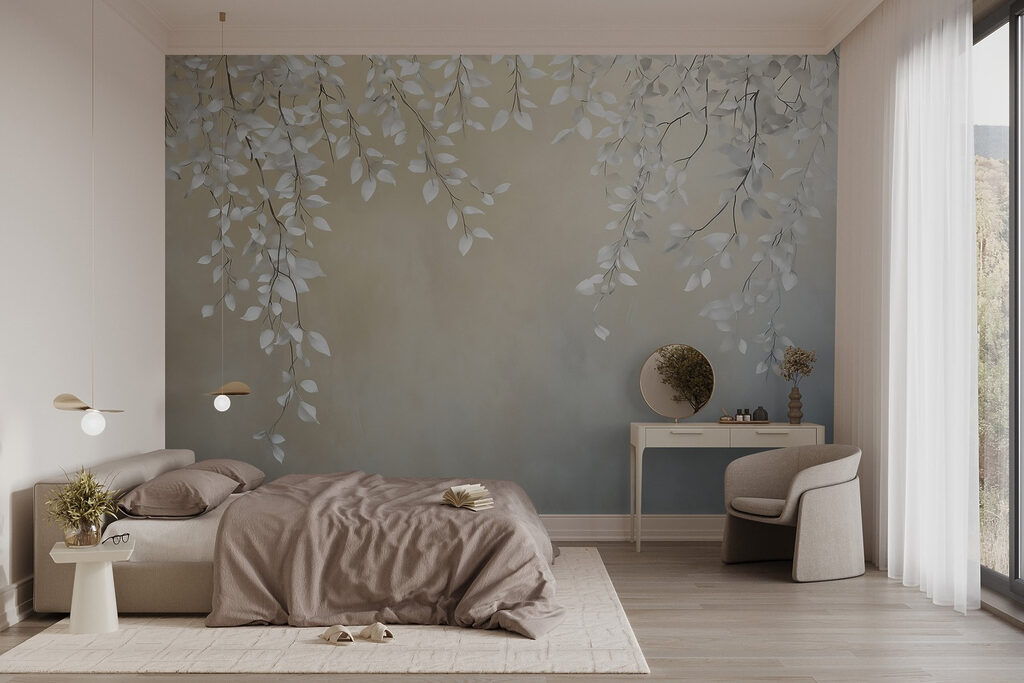 Frunze albe care atârnă — interior 2