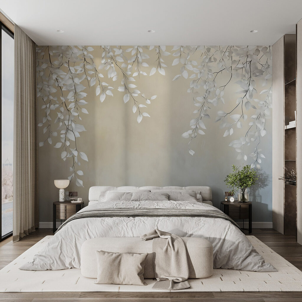 Frunze albe care atârnă — interior 3