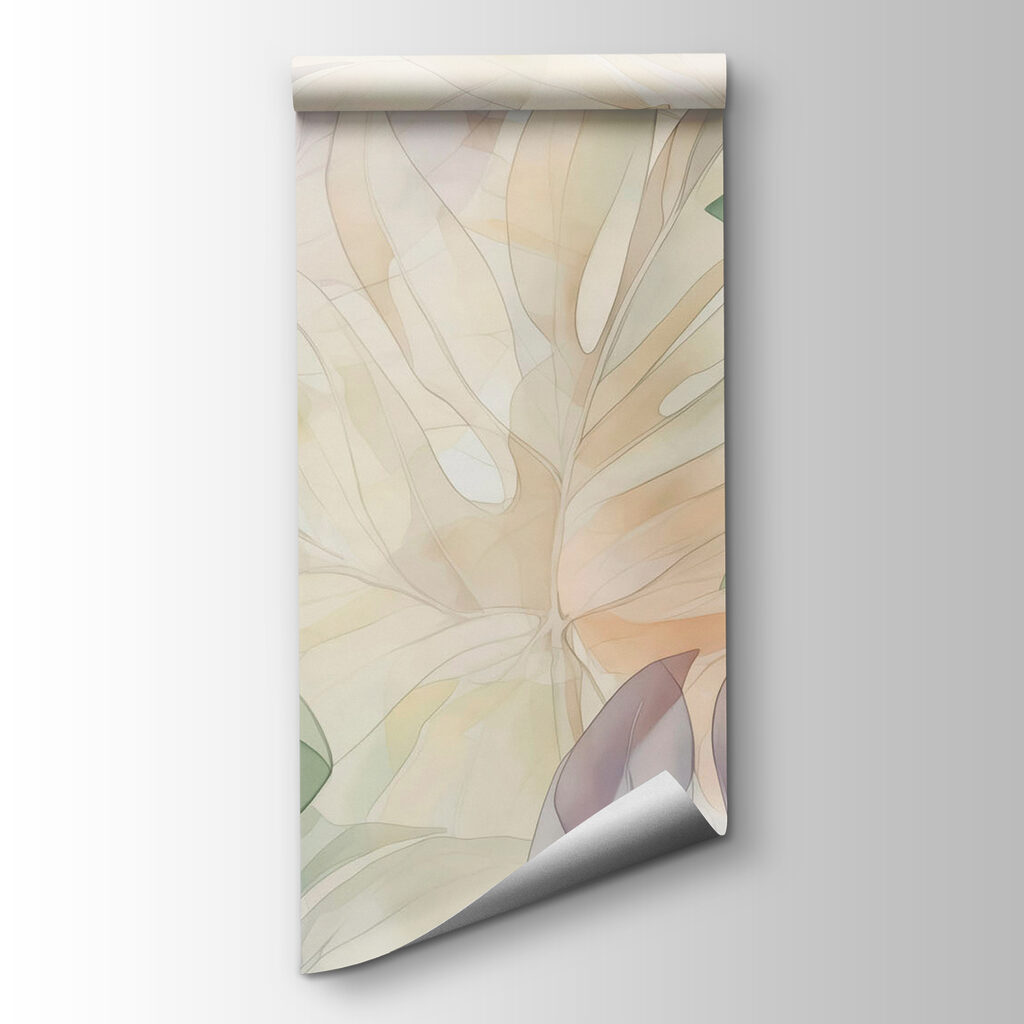 Frunze tropicale în pastel — vizualizare produs