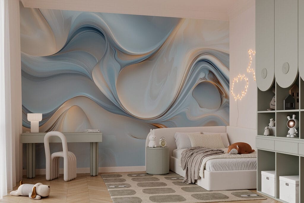 Valuri albastre, luciu auriu — interior 5