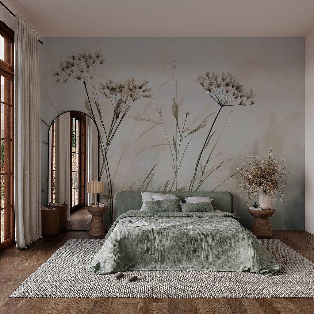 Flori sălbatice peste iarbă — interior 1