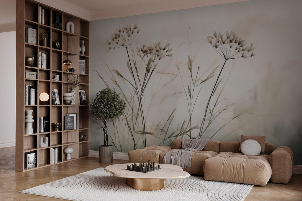 Flori sălbatice peste iarbă — interior 2