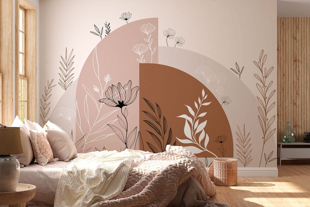 Flori pe forme rotunde — interior 2