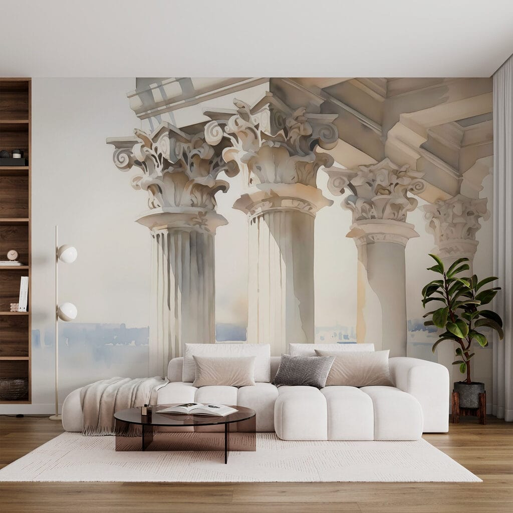 Coloane deasupra norilor — interior 1