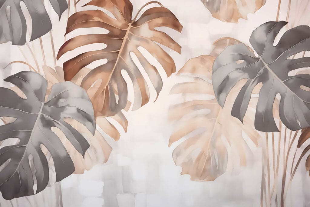 Frunze de monstera — design complet