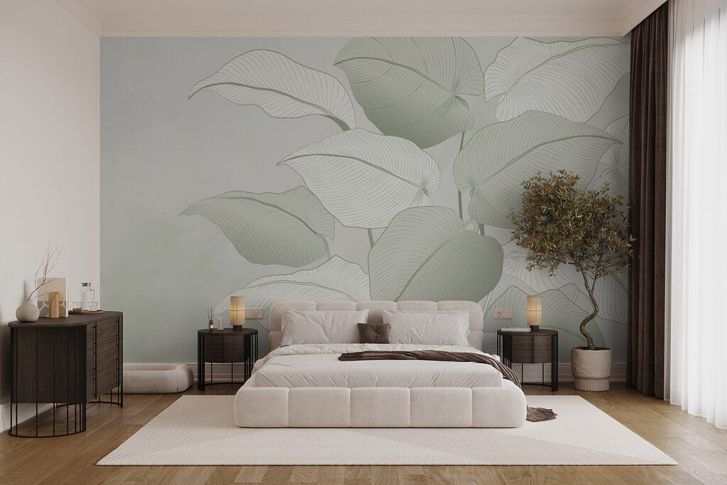 Frunze roz suprapuse — interior 1