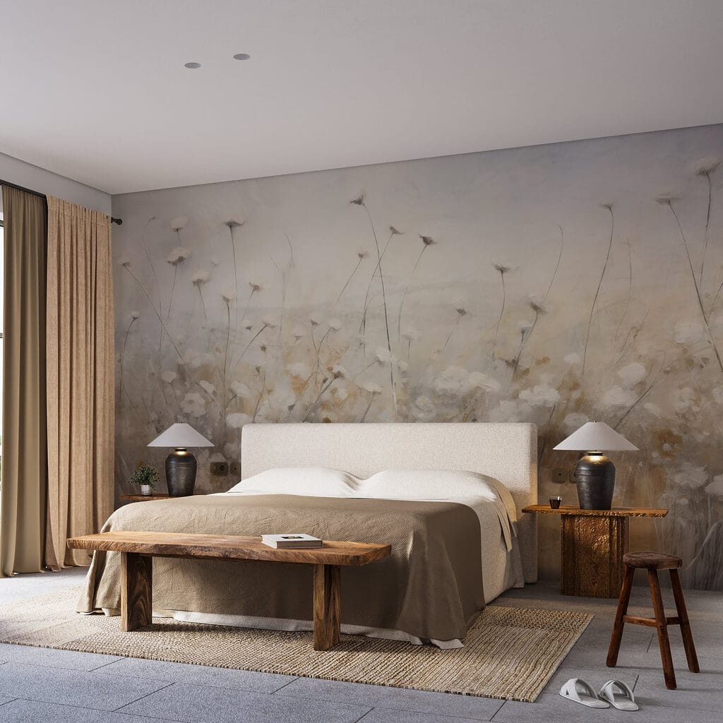 Flori cu iarbă fină — interior 1