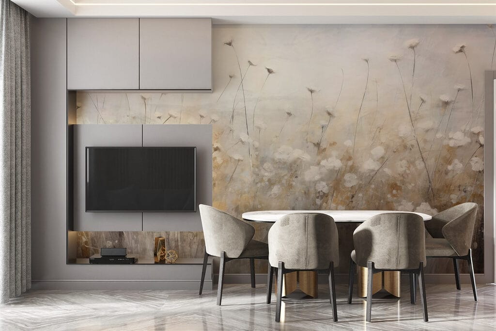 Flori cu iarbă fină — interior 4