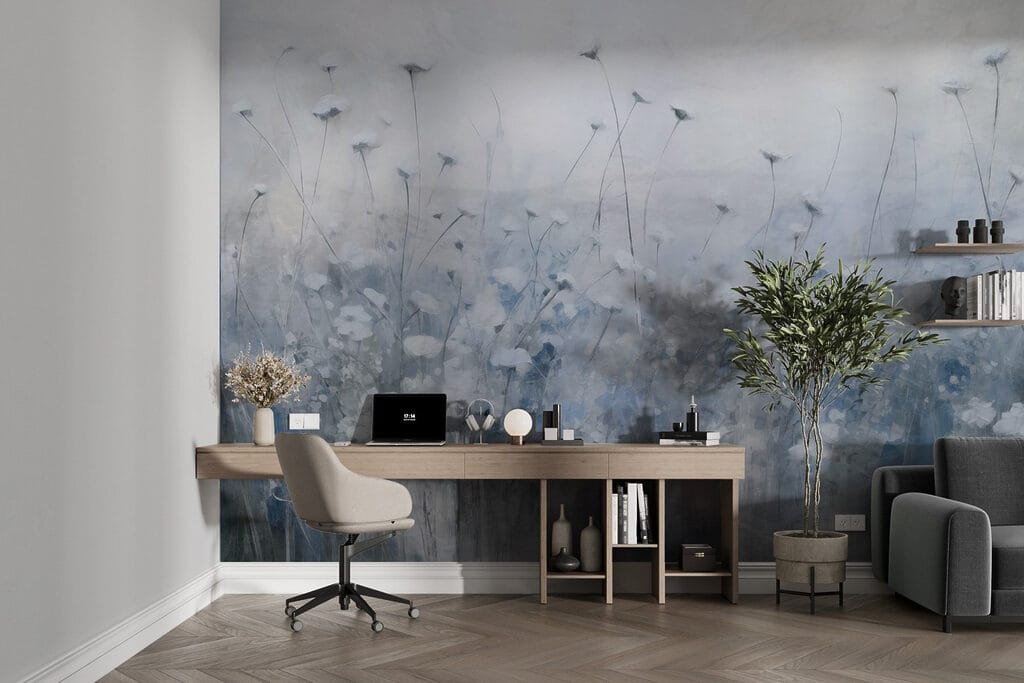 Flori cu iarbă fină — interior 1