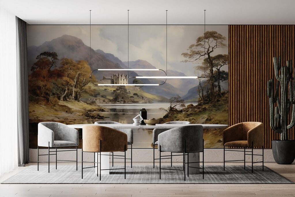 Casă lângă lacul montan — interior 3