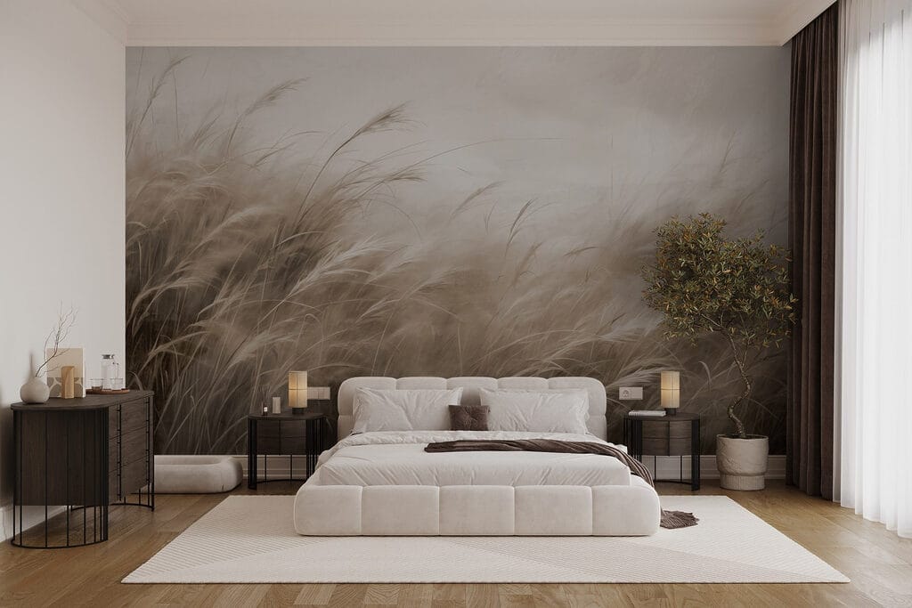 Iarbă aplecată în ceață — interior 1