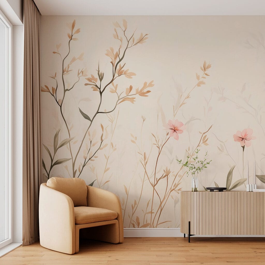 Flori delicate peste iarbă — interior 2