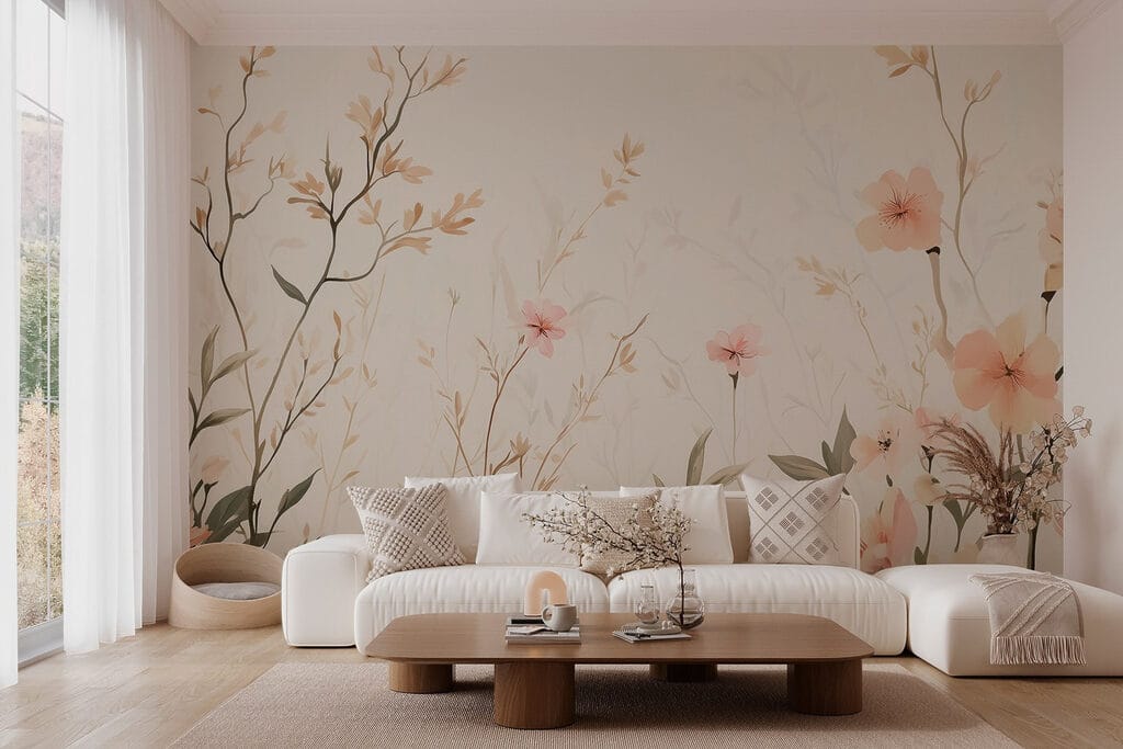 Flori delicate peste iarbă — interior 3