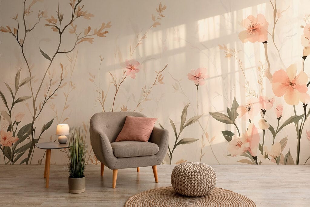 Flori delicate peste iarbă — interior 4