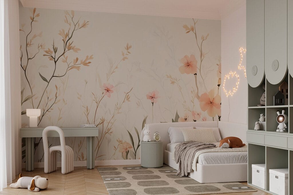 Flori delicate peste iarbă — interior 6