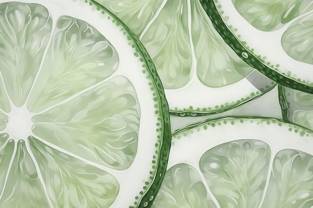 Felii verzi de lime — design complet