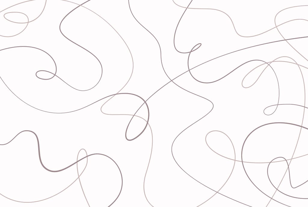 Bucle libere pe alb — design complet