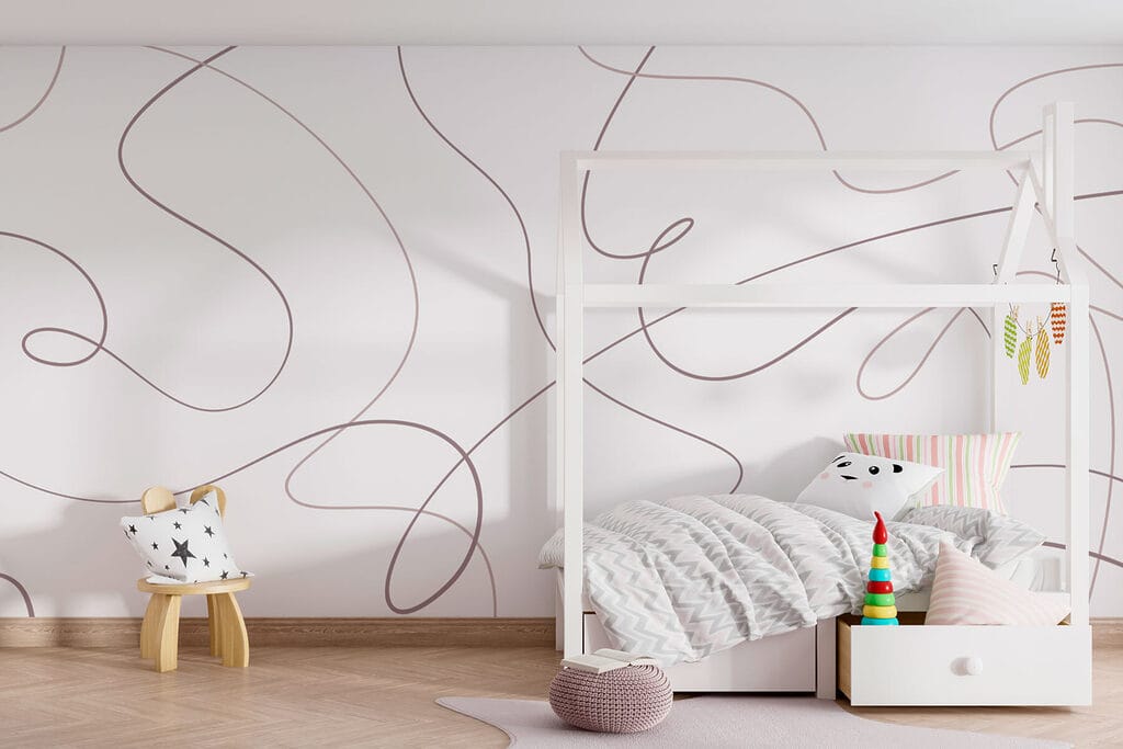 Bucle libere pe alb — interior 3