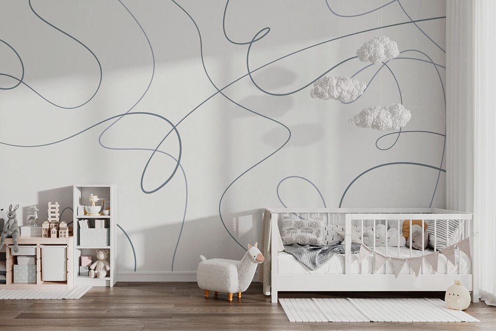 Bucle libere pe alb — interior 2