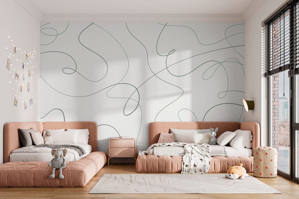 Bucle libere pe alb — interior 2