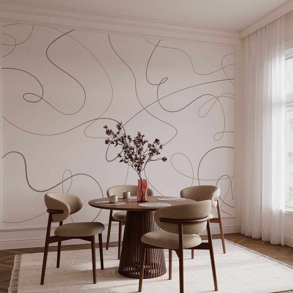 Bucle libere pe alb — interior 3