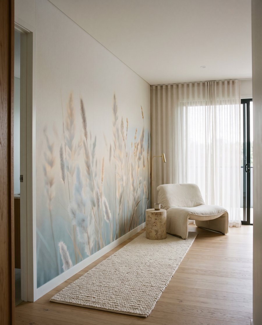 Iarbă pe albastru pal — interior 4